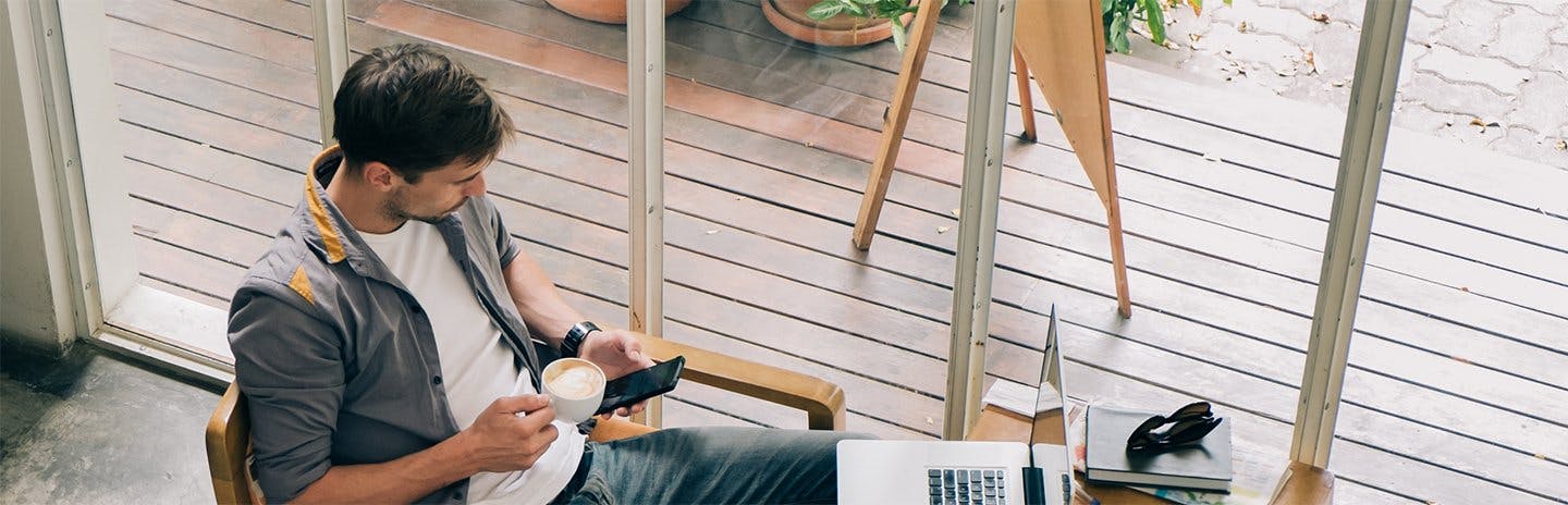 Completing a payment on a mobile phone