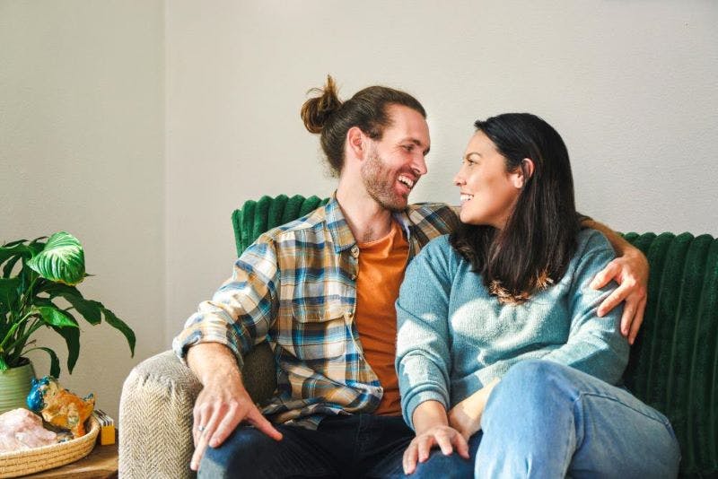 couple after signing docusing documents
